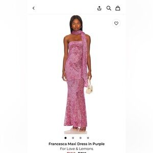 For Love And Lemons Francesca Maxi Dress